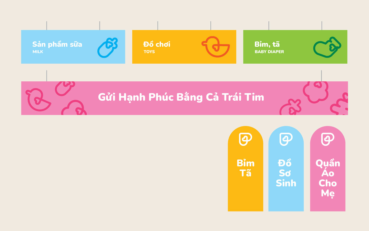 treecreative thiet ke logo chuoi cua hang me va be gia phu baby 18