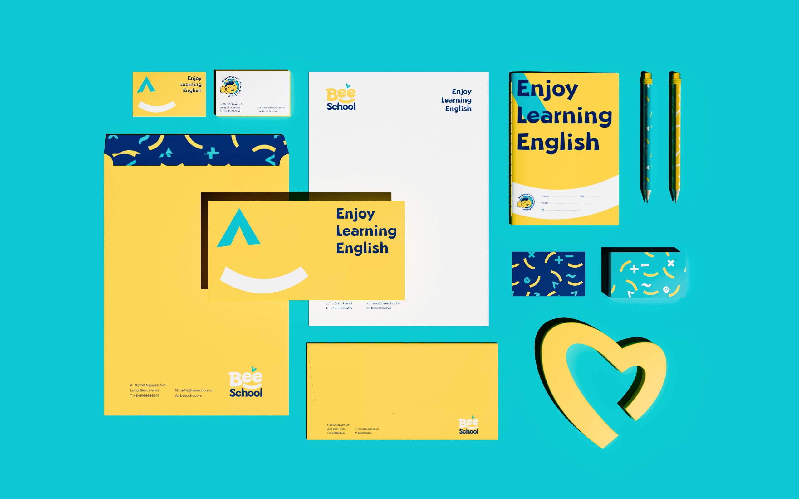 TreeCreative thiet ke logo giao duc Beeschool 12