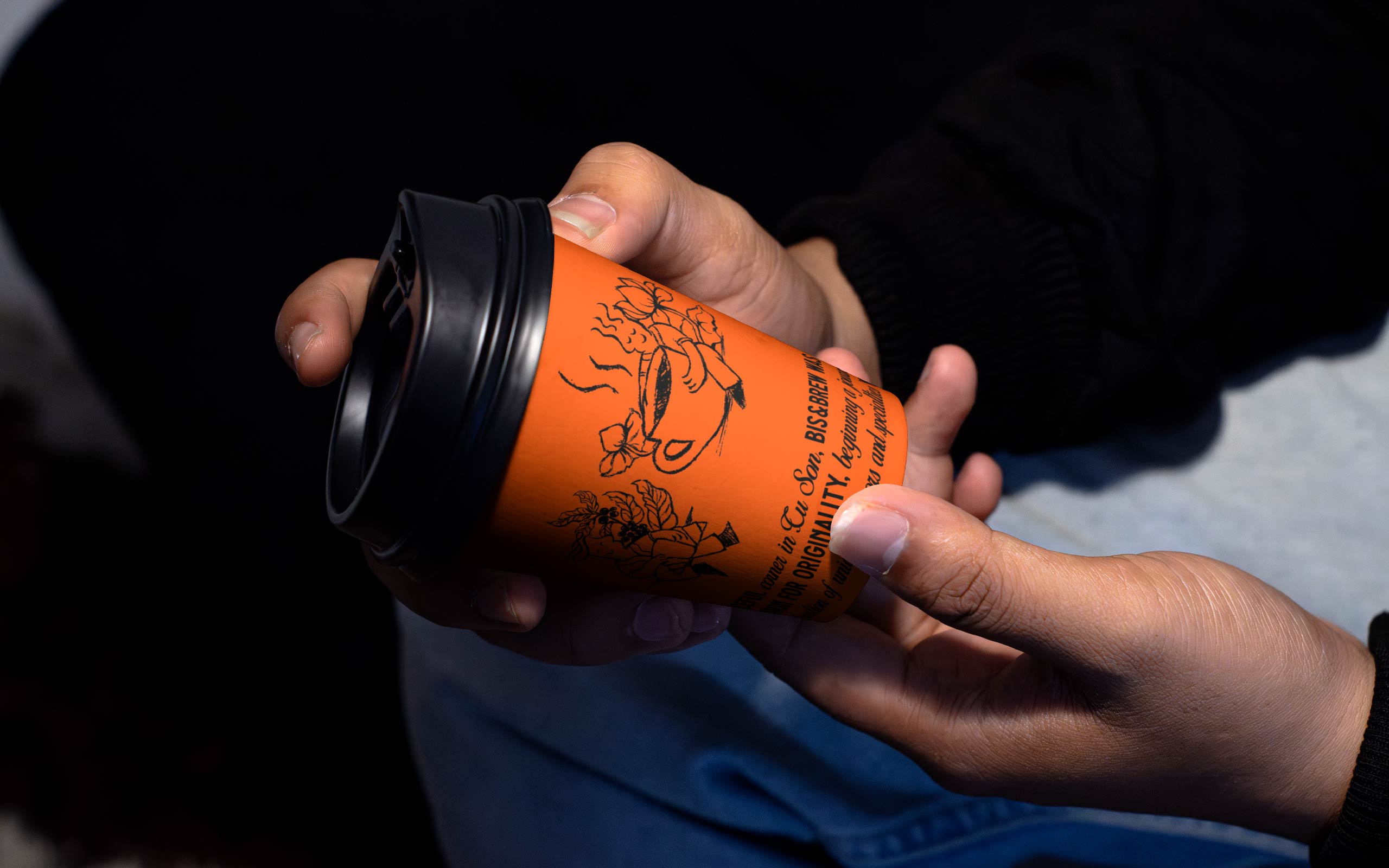 TreeCreative Thiet ke logo Coffee BisBrew 19